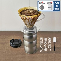 Japanese HARIO Insulation Cup Coffee Coffee Coffee Coffee Coffee Coffee Vacuum Metal VUW 350ML