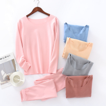 New thin suede No-scratches woman warm underwear Self-heating autumn clothes Autumn and autumn pants Autumn winter wear a bottom suit and body tight