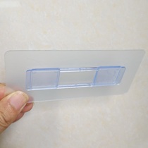 No trace plastic paste card slot hook wall hanging non-hole viscose tissue box rack long adhesive strip buckle patch