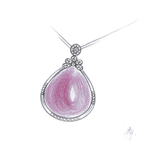 Private custom natural amber beeswax pearl turquoise South red Tourmaline Shujulai 18k gold inlaid ring female