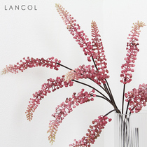 Lancol European high-end simulation flowers fruit arrangement fruit table living room porch with flowers