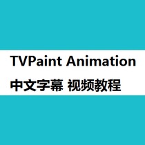 TVPaint Animation learning tutorial teaching materials 3 8G animation drawing