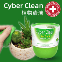 Cyber Clean Plant cleaning care Soft glue fleshy leaves Green plant cleaning to remove dust pests