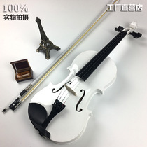 Shanghai violin performance filming wedding stage fake pulling props model room display white violin