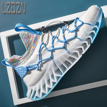 Fried Street Popcorn Rice Flowers Mens Shoes Socks Running Shoes Comfort Springs Full-Palm Air Cushion Running Basketball Stompers for mens tours