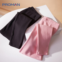 PROMAN Giants warm pants ladies single piece cotton grinding medium-thickness bottoming youth elastic autumn pants anti-winter
