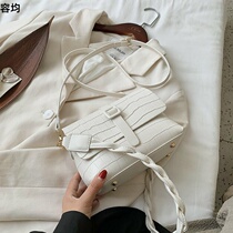 French niche bag bag women bag 2020 New Tide fashion shoulder bag texture crocodile pattern versatile shoulder underarm bag