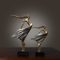 Creative wedding gifts personality ornaments Nordic home living room TV cabinet hotel decorations abstract dancers furnishings