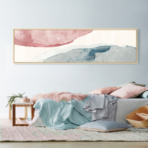 Nordic bedroom bedside decorative painting warm hipster abstract room hanging painting modern simple living room banner mural