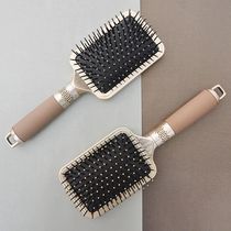 Square massage comb Large plate comb Fashion large row comb Styling curly hair comb Golden hair