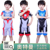 Ottman clothes boy summer clothing suit 2022 new boys summer short sleeve Spider-Man summer child bottling