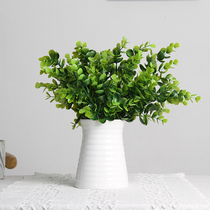 5 sets of eucalyptus simulation grass Cucai fruit green living room home flower arrangement set desktop ornaments fence hanging wall