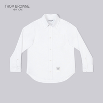 THOM BROWNE CHILD MOUNT 2022 EARLY SPRING CLASSIC OXFORD WHITE SHIRT
