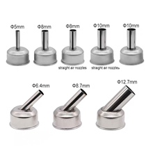 Antaixin hot air gun nozzle 852 wind nozzle rotary air welding table with air gun nozzle ST862D