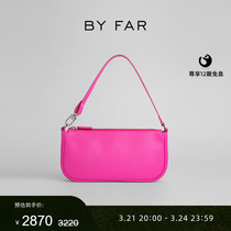 BY FAR Rachael Bright Pink Grain Pasta Mountain Goat Leather Armband Bag STICK BAG RETRO SMALL CROWD SINGLE SHOULDER WOMENS BAG
