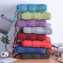 Nordic ins office sedentary chair pad home dining chair pad student butt pad thickened cushion winter plush