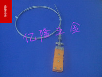 K E PT100 thermocouple armored thermocouple WRNK-291 probe type temperature sensor with yellow plug