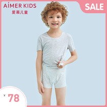 Adoring children boys boys boys baby Modal quality mid-waist boxer briefs AK2231141 incognito
