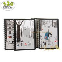 The new 70-page rollover this time hourglass Universal Notebook soft face copy 140x208mm notepad