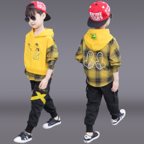 Boys autumn clothing suit 2022 new CUHK child Han version of ocean gas fashion Two sets childrens spring and autumn handsome childrens clothes