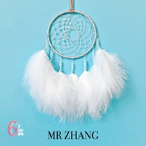 MR ZHANG Original dream net birthday girl Indian feather hanging decoration artistic gift Requins wind