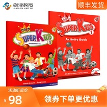 Pearson Longwen Super Kids Level 1 Student Pack Gold English for Young Children Training Coaching Textbook