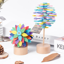 Shake-in-style solid wood rotating lollipop Candy Creative Pressure depressurization Divine Instrumental to Decompress Toy Feuts series