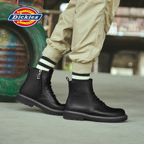 Dickies Martin boots mens new summer mens leather British style high top casual shoes mens versatile tooling boots