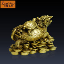 Banderas dragon tortoise pendulum pieces mother-son dragon tortoise Feng Shui Pendulum gossip Turtle Home Living Room Furnishing