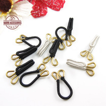 (Huaxing accessories) metal winding hook fish thread hook multi-color collar buckle copper fur clothing ingredients