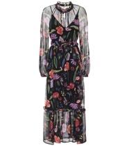 2021 BAUM UND PFERDGARTEN flower chiffon long women dress