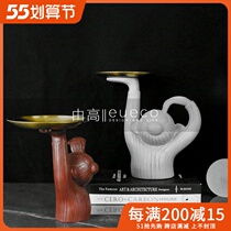 Nordic Modern Creative Monkey Fruit Pan-Like Board Room Tabletop Home Sales of Trays Soft Fashion Hem