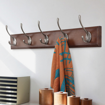 Behind the door clothes hook Into the door creative wall hangers Wall-mounted entrance hanging clothes hook Nanzhu wall coat rack