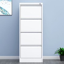 Hanging labor cabinet card box tin cabinet FC file cabinet A4 bill office drawer cabinet 4 drawer card box thickened file cabinet
