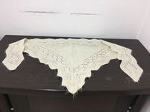  1980s mohair bib scarf Second-hand thrift nostalgic collection film and television props