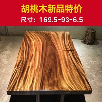 Size:169 5-93-6 walnut large board solid wood conference table Desk office desk Tea table Simple