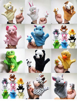 Girl finger puppet toy toddler parent-child early education game animal sign language glove puppet cartoon rabbit hand