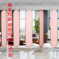 Modern light lavish minimalist Living room Restaurant Hotel Soft Screen Art Glass Metal stainless steel Art Crafts Customised