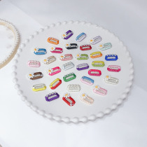 New handmade mini Chopped Hair Pet BB Clip Teddyuk Summer Marzis Head Decoration Dog Small Clip Ornament