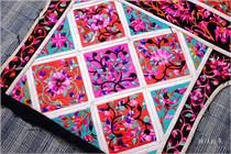 Jinxiu Cheng old embroidery strap handmade flat embroidery embroidery 43 * 49cm A- 181