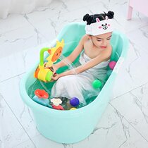 Large children's bath tub baby tub children's bath tub baby swimming bath tub can sit home thickened