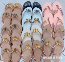 Vietnam explosive butterfly shoes custom crystal rhinestone accessories slippers Flip-flops decoration shoe buckle fixed nail