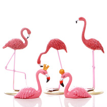 ins Flamingo small ornaments Simple modern home interior room entrance Home furniture decoration personality creativity
