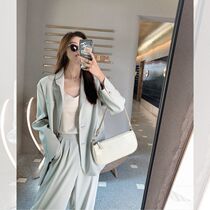 Refreshing and lazy casual suit suit 2021 autumn new Korean version of thin trousers suit top two-piece women