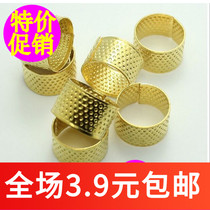 H308 hand sewing DIY full copper thimble Golden Thimble home sewing