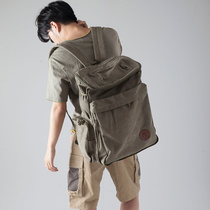 Both shoulder bags for men and women retro-leisure travel bags for large-capacity travel canvas packages for men and women bags