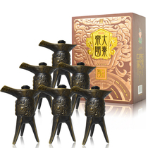 Old Yulin Daqin Empire King Yu Yu concealed grain wine 45 degrees 500ml*6 bottles
