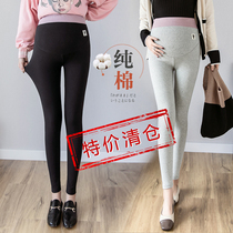(Special clearance) pregnant women leggings spring and autumn pregnant women pants autumn and winter fashion tide mother wear velvet trousers