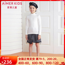 Adore Children Autumn Winter Girl Girl Girl Cotton Rotattoo Thinly Warm Outside Wearing Small High Collar Bottom Blouse AK1812291
