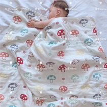 MMKIDS magic little meow cotton gauze baby air conditioning blanket newborn baby cover blanket children soft blanket cover
